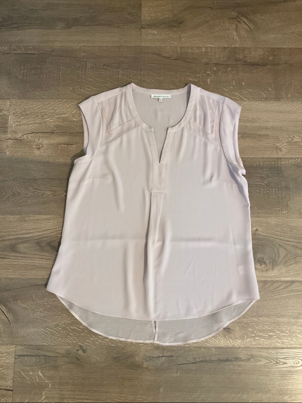 Daniel Rainn blush short sleeve blouse, XL